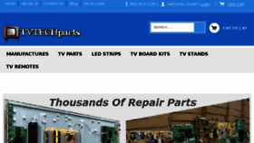 What Tvtechparts.com website looked like in 2017 (6 years ago)