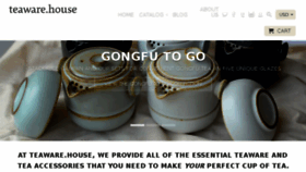 What Teaware.house website looked like in 2017 (6 years ago)