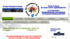 What Tanzsport-kassel.de website looked like in 2017 (6 years ago)