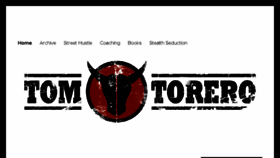 What Tomtorero.com website looked like in 2017 (6 years ago)