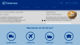 What Timotrans.de website looked like in 2017 (6 years ago)