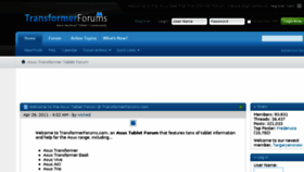 What Transformerforums.com website looked like in 2017 (7 years ago)