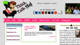 What Thinktalkblog.com website looked like in 2017 (6 years ago)