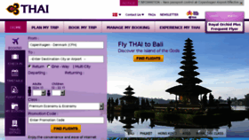 What Thaiairways.dk website looked like in 2017 (6 years ago)