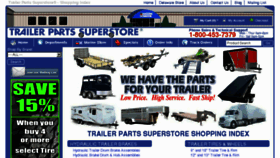 What Trailerpartssuperstore.com website looked like in 2017 (6 years ago)