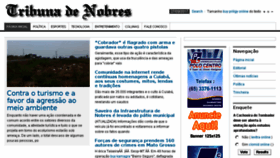 What Tribunadenobres.com.br website looked like in 2017 (6 years ago)