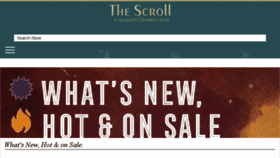 What Thescroll.org website looked like in 2017 (6 years ago)