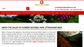 What Thevalleyofflowers.com website looked like in 2017 (6 years ago)