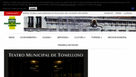 What Tomelloso.es website looked like in 2017 (6 years ago)