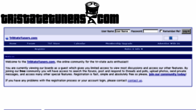 What Tristatetuners.com website looked like in 2017 (6 years ago)