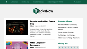 What Tracksnow.net website looked like in 2017 (6 years ago)