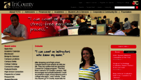What Tctc.edu website looked like in 2017 (6 years ago)