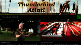 What Thunderbirdatlatl.com website looked like in 2017 (6 years ago)