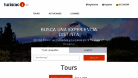 What Turismoi.ec website looked like in 2017 (6 years ago)