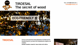 What Tirdesal.com website looked like in 2017 (6 years ago)