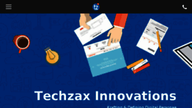 What Techzax.com website looked like in 2017 (6 years ago)