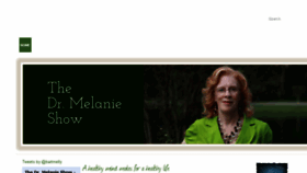 What Thedrmelanieshow.com website looked like in 2017 (6 years ago)