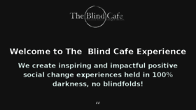 What Theblindcafe.com website looked like in 2017 (6 years ago)