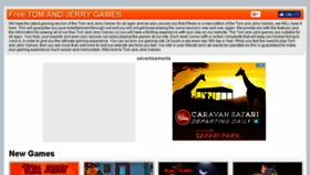 What Tom-and-jerrygames.com website looked like in 2017 (6 years ago)