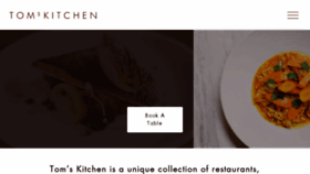 What Tomskitchen.co.uk website looked like in 2017 (6 years ago)