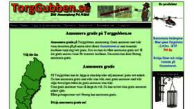 What Torggubben.se website looked like in 2017 (6 years ago)