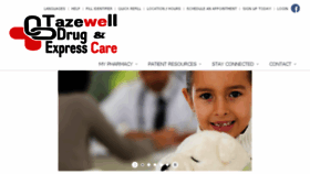 What Tazewelldrug.com website looked like in 2017 (6 years ago)