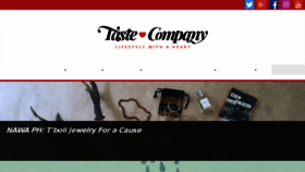 What Taste.company website looked like in 2017 (6 years ago)
