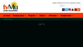 What Tvmu.tv website looked like in 2017 (6 years ago)