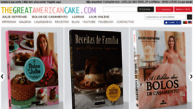 What Thegreatamericancake.com website looked like in 2017 (6 years ago)