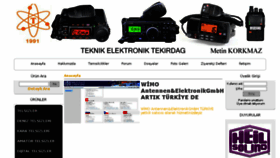 What Telektronik.com website looked like in 2017 (7 years ago)