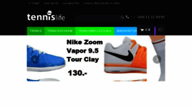 What Tennislife.at website looked like in 2017 (6 years ago)