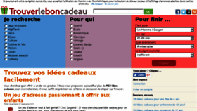 What Trouverleboncadeau.com website looked like in 2017 (6 years ago)