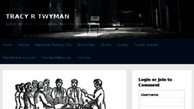 What Tracytwyman.com website looked like in 2017 (6 years ago)