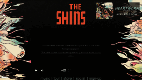 What Theshins.com website looked like in 2017 (6 years ago)