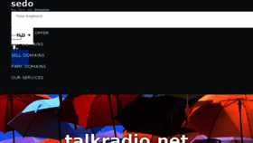 What Talkradio.net website looked like in 2017 (6 years ago)