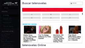 What Telenovelashd.net website looked like in 2017 (6 years ago)