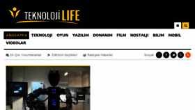 What Teknolojilife.com website looked like in 2017 (6 years ago)