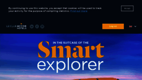 What Thesmartexplorer-leclubaccorhotels.com website looked like in 2017 (6 years ago)
