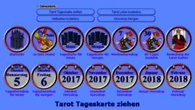 What Tarot-tageskarte.de website looked like in 2017 (6 years ago)