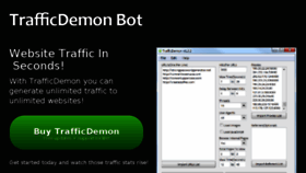 What Trafficdemonbot.com website looked like in 2017 (6 years ago)
