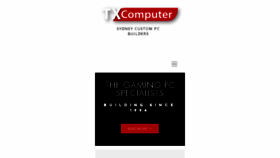 What Txcomputer.com.au website looked like in 2017 (6 years ago)