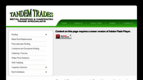 What Tandemtrades.com.au website looked like in 2017 (6 years ago)