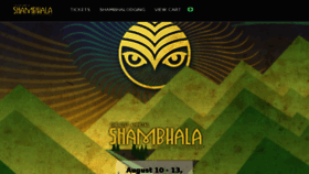 What Tickets.shambhalamusicfestival.com website looked like in 2017 (6 years ago)