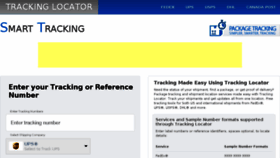 What Trackinglocator.net website looked like in 2017 (6 years ago)
