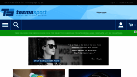 What Tesmasport.com website looked like in 2017 (6 years ago)