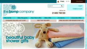 What Thebumpcompany.co.uk website looked like in 2017 (6 years ago)