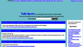 What Talk-sports.net website looked like in 2017 (6 years ago)