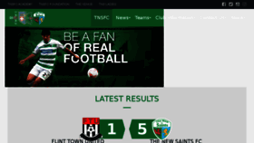 What Tnsfc.co.uk website looked like in 2017 (6 years ago)