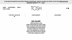 What Tosh.eu website looked like in 2017 (6 years ago)