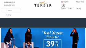 What Tekbir.com.tr website looked like in 2017 (6 years ago)
